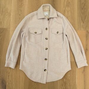 Wilfred Free The Ganna Shirt Jacket in cream